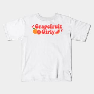 Grapefruit Girly Kids T-Shirt